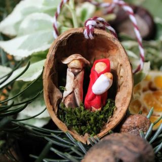 🎄 Kouzelné vánoční ozdoby z ořechů! 🍄 Pojďte si s námi vytvořit miniaturní vánoční svět ve skořápce! Možná to vypadá...